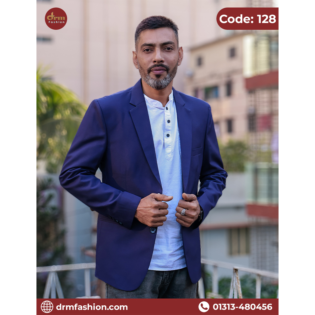Royal Navy Premium Blazer for Men | Classic Formal & Smart Casual Wear | Code: 128